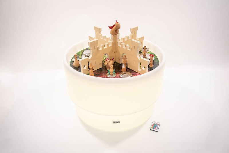 Sensory Mood Discovery Table + Castle Discovery Dividers Set, Learning SPACE