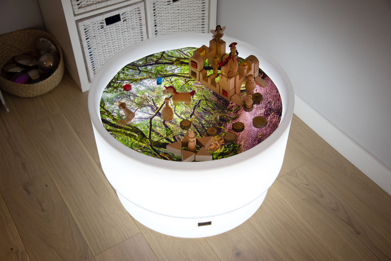 Sensory Mood Discovery Table + Forest Discovery Play Mat, Learning SPACE