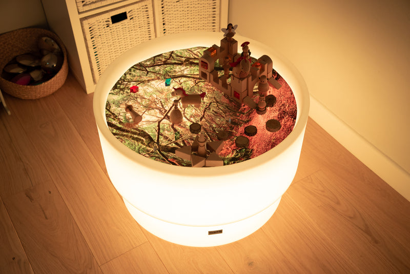 Sensory Mood Discovery Table + Forest Discovery Play Mat, Learning SPACE