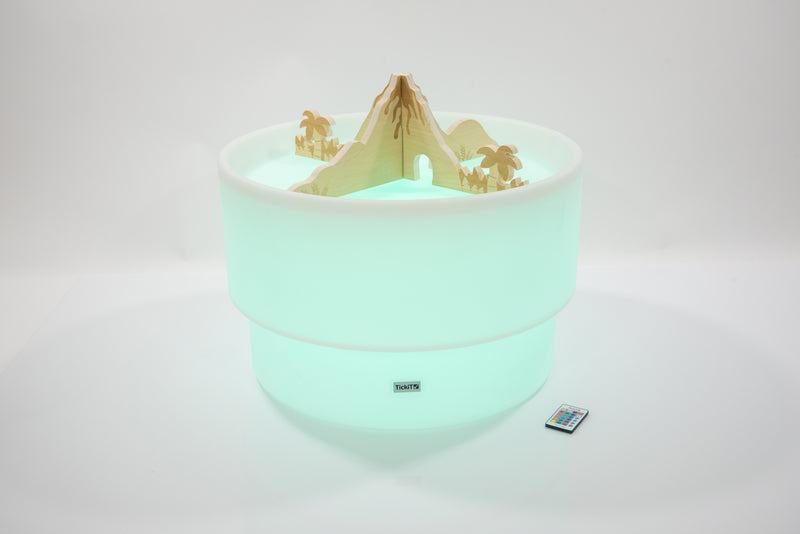 Sensory Mood Discovery Table + Jurassic Discovery Dividers Set, Learning SPACE