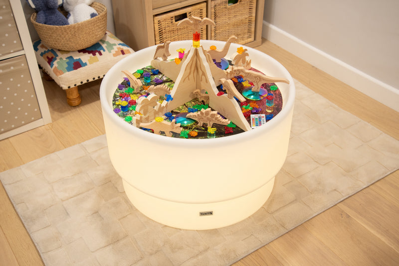 Sensory Mood Discovery Table + Jurassic Discovery Dividers Set, Learning SPACE