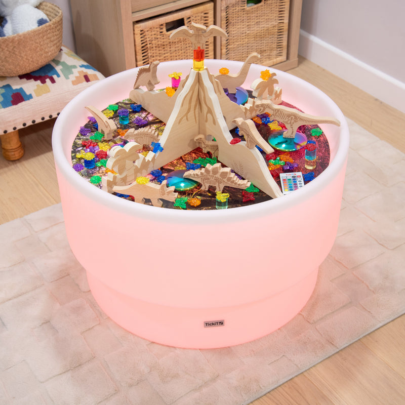 Sensory Mood Discovery Table + Jurassic Discovery Dividers Set, Learning SPACE