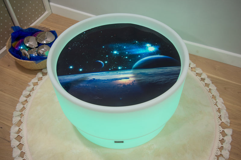 Sensory Mood Discovery Table + Space Discovery Play Mat, Learning SPACE