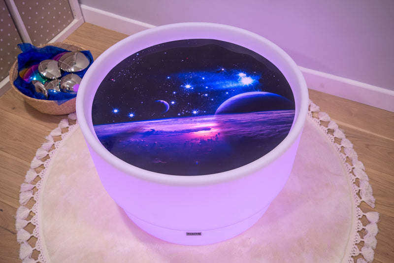 Sensory Mood Discovery Table + Space Discovery Play Mat, Learning SPACE