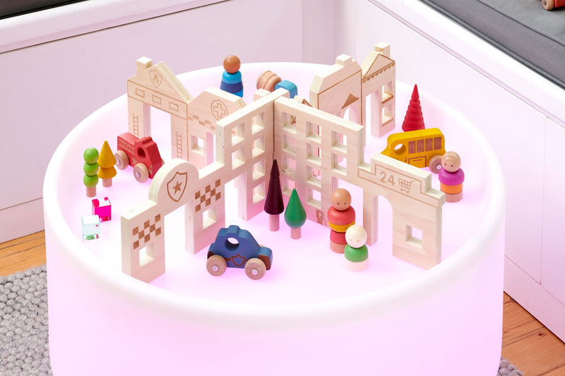Sensory Mood Discovery Table + Town Discovery Dividers Set, Learning SPACE