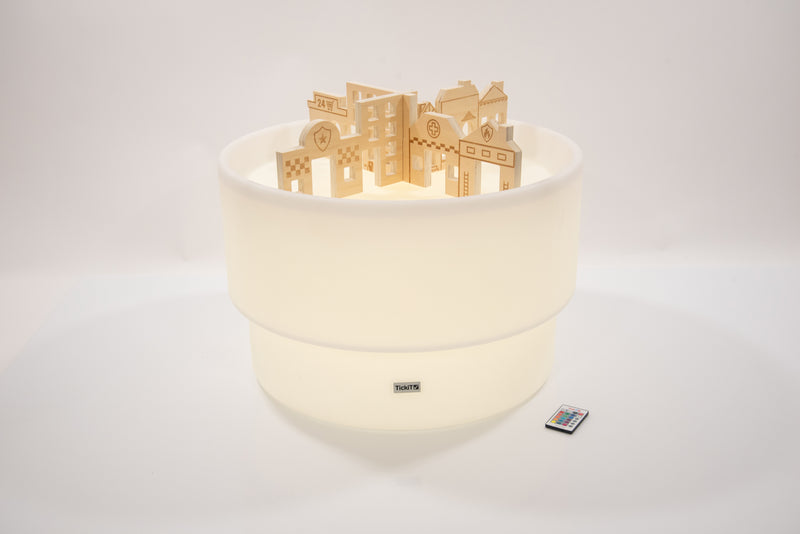 Sensory Mood Discovery Table + Town Discovery Dividers Set, Learning SPACE