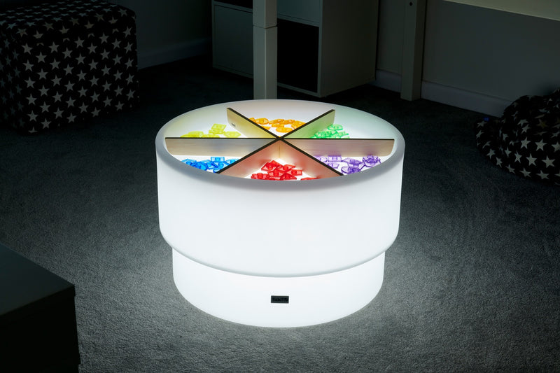 Sensory Mood Discovery Table + Wooden Dividers Set, Learning SPACE