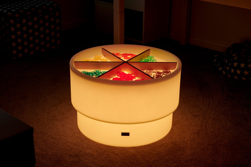 Sensory Mood Discovery Table + Wooden Dividers Set, Learning SPACE