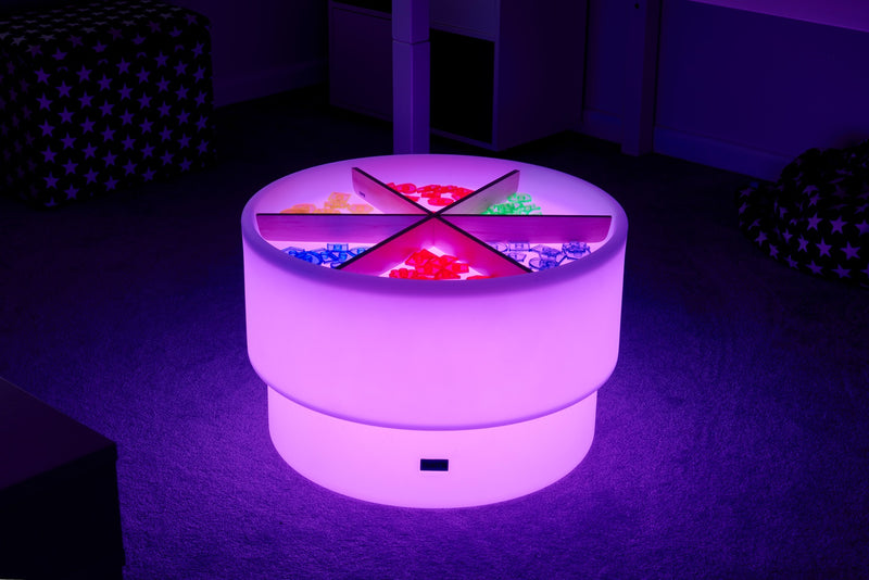 Sensory Mood Discovery Table + Wooden Dividers Set, Learning SPACE