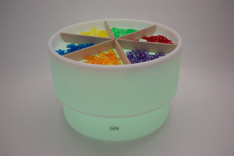 Sensory Mood Discovery Table + Wooden Dividers Set, Learning SPACE