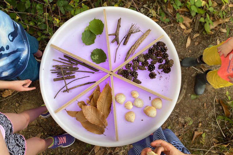 Sensory Mood Discovery Table + Wooden Dividers Set, Learning SPACE