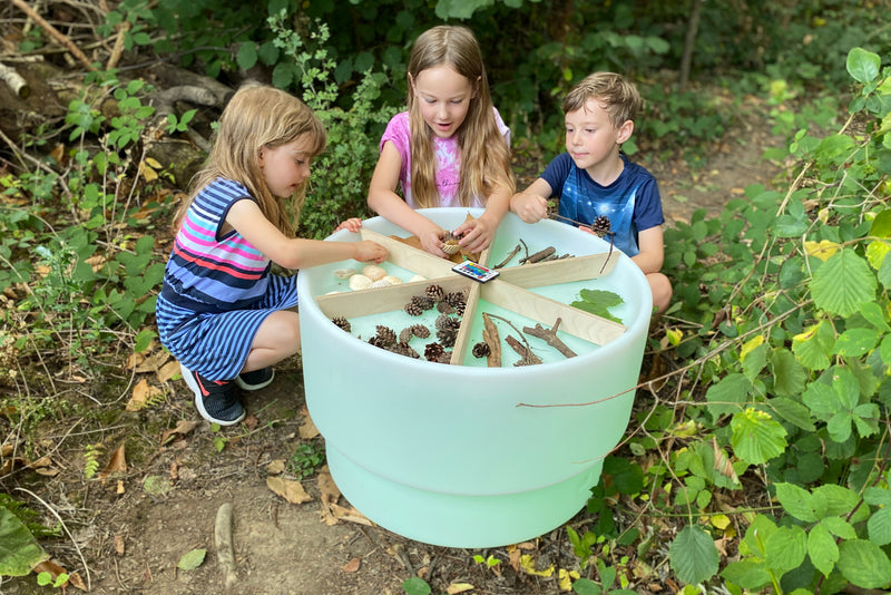 Sensory Mood Discovery Table + Wooden Dividers Set, Learning SPACE