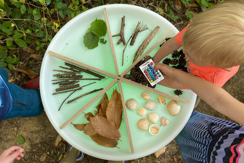 Sensory Mood Discovery Table + Wooden Dividers Set, Learning SPACE