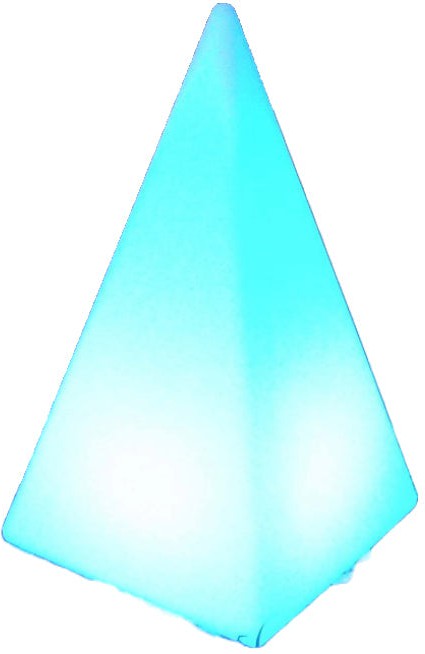 Sensory Mood Pyramid Light 26x26x48- Colour changing lamp-Lamp, Sensory Room Lighting, Stock, Teenage Lights, TickiT-Learning SPACE