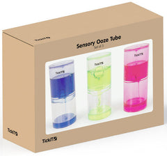 Sensory Ooze Tube Set | Pack Of 3-Calming & Anxiety,Sand Timers & Timers,SCOTEXCEL,Sensory,Sensory Seeking,TickiT,Visual Fun,Visual Sensory Toys-Learning SPACE