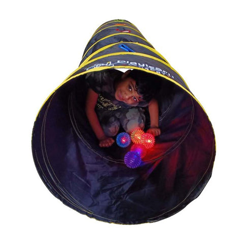 Sensory Pop up Tunnel with LED Balls-Active Games,Additional Need,AllSensory,Calmer Classrooms,Calming & Anxiety,excell2,Exercise,Gross Motor and Balance Skills,Helps With,Playlearn,Sensory Seeking-Learning SPACE