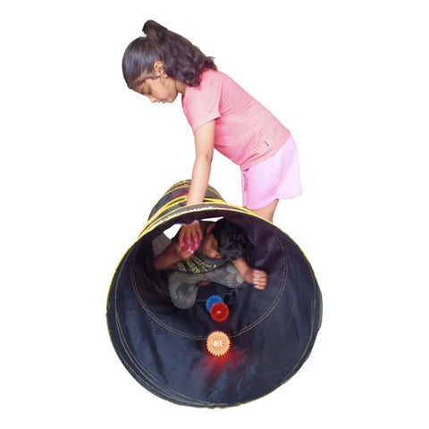 Sensory Pop up Tunnel with LED Balls-Active Games,Additional Need,AllSensory,Calmer Classrooms,Calming & Anxiety,excell2,Exercise,Gross Motor and Balance Skills,Helps With,Playlearn,Sensory Seeking-Learning SPACE