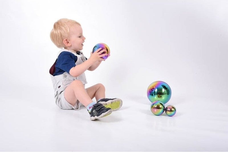 Sensory Reflective Colour Burst Balls - Pk4, Learning SPACE