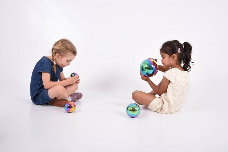 Sensory Reflective Colour Burst Balls - Pk4, Learning SPACE