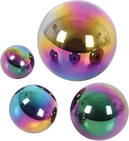 Sensory Reflective Colour Burst Balls - Pk4, Learning SPACE