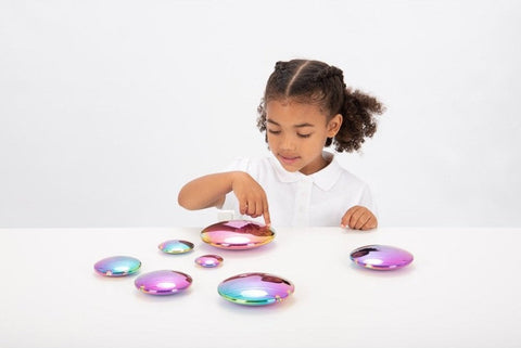 Sensory Reflective Colour Burst Buttons - Pk7, Learning SPACE