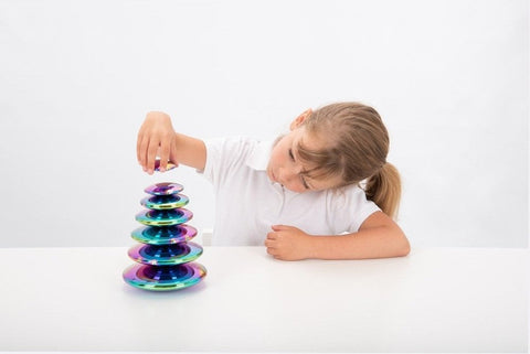 Sensory Reflective Colour Burst Buttons - Pk7, Learning SPACE