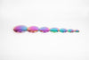 Sensory Reflective Colour Burst Buttons - Pk7, Learning SPACE