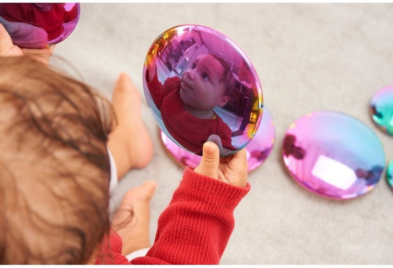 Sensory Reflective Colour Burst Buttons - Pk7, Learning SPACE