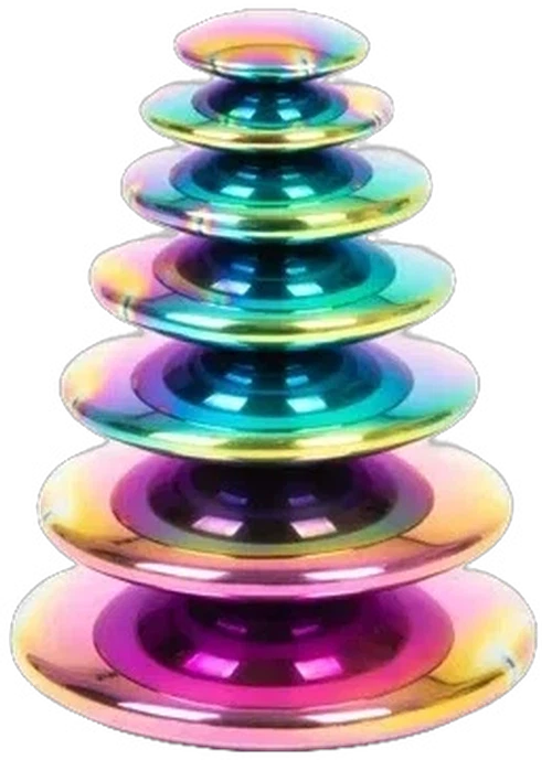 Sensory Reflective Colour Burst Buttons - Pk7, Learning SPACE