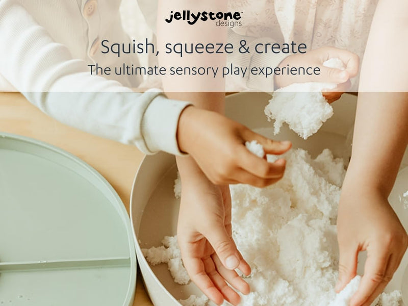 Sensory Snow Messy Play, Messy Play Learning SPACE
