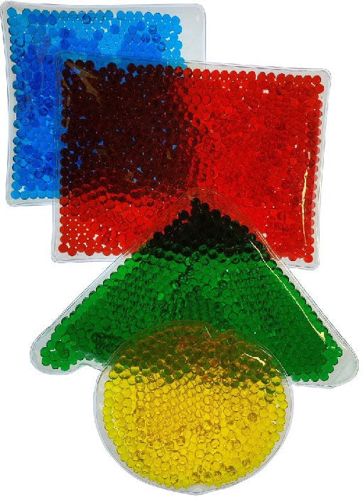 Sensory Soft Bead Filled Squidgy Shapes (Set of 4), Learning SPACE