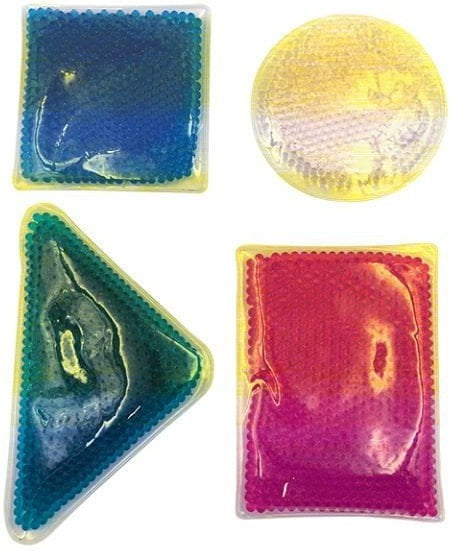 Sensory Soft Bead Filled Squidgy Shapes (Set of 4)-ADD/ADHD,AllSensory,Calming & Anxiety,Early Years Sensory Play,Fidget,Fidget Sets,Helps With,Light Box Accessories,Neuro Diversity,Playlearn,SCOTEXCEL,Sensory Seeking,Squishing Fidget,Stock,Stress Relief,Toys for Anxiety,Visual Sensory Toys-Learning SPACE