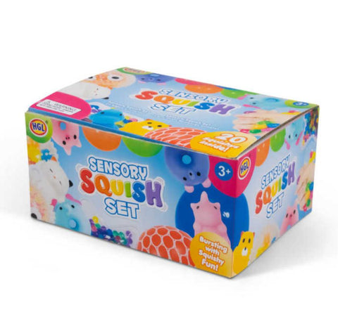 Sensory Squish Set – 20 Fun Fidget Toys for Sensory Play-AllSensory,Calming & Anxiety,Fidget,SCOTEXCEL,Sensory,Sensory Balls,Sensory Seeking,Squishing Fidget,Stocking Stuffers-Learning SPACE