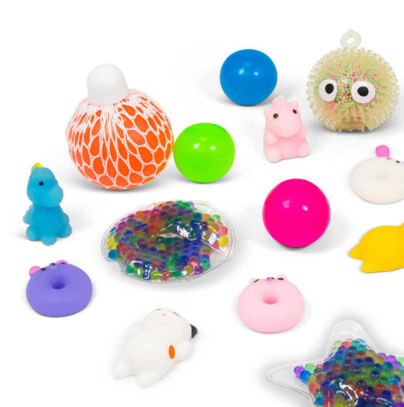 Sensory Squish Set - 20 Fun Fidget Toys for Sensory Play, Learning SPACE