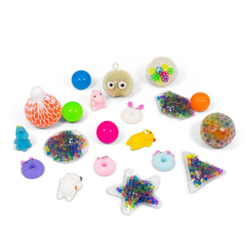 Sensory Squish Set - 20 Fun Fidget Toys for Sensory Play, Learning SPACE