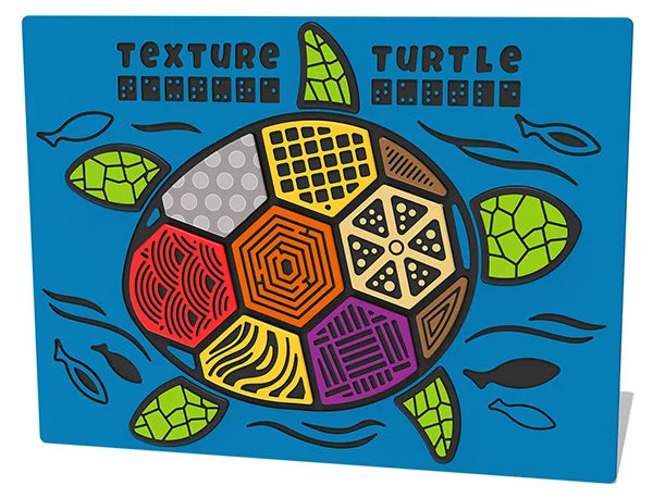 Sensory Texture Turtle Play Panel, Learning SPACE