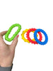 Sensory Textured Fidget Rings - 4 Pack of Tactile Fun, Learning SPACE