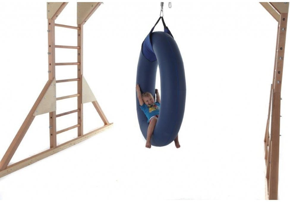 Sensory Therapeutic - Tyre swing-Playground Equipment-Adapted Outdoor play,AllSensory,Gross Motor and Balance Skills,Hammocks,Helps With,Indoor Swings,Outdoor Swings,Playlearn,Sensory Seeking,Stock,Teen & Adult Swings-Learning SPACE