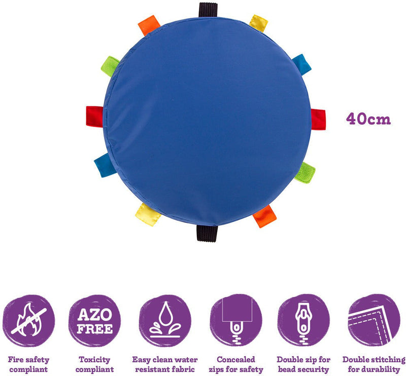 Sensory Touch Tag Carry Cushion - Single, Learning SPACE