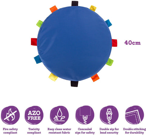 Sensory Touch Tag Carry Cushion - Single, Learning SPACE