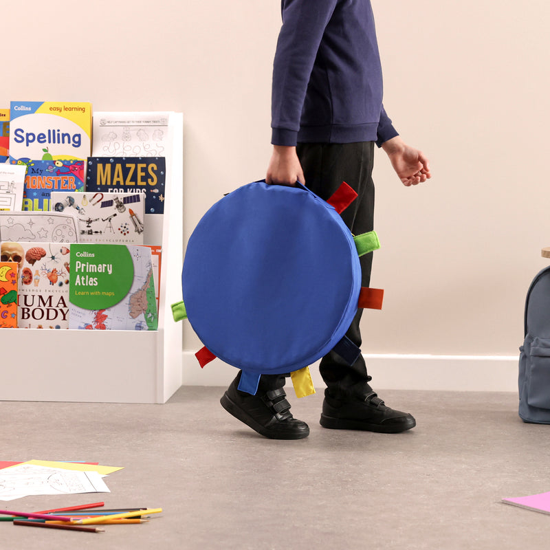 Sensory Touch Tag Carry Cushion - Single, Learning SPACE