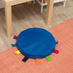 Sensory Touch Tag Carry Cushion - Single-Bean Bags & Cushions,Cushions,Eden Learning Spaces,Nurture Room,Stock,Tactile Toys & Books,Wellbeing Furniture-Learning SPACE