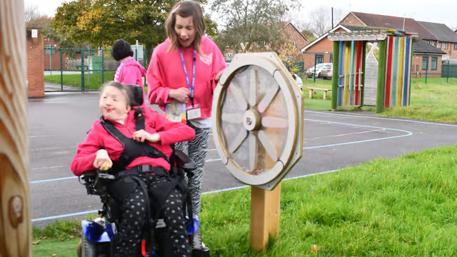 Sound Sensory Spinner | Outdoor Auditory Play, Learning SPACE
