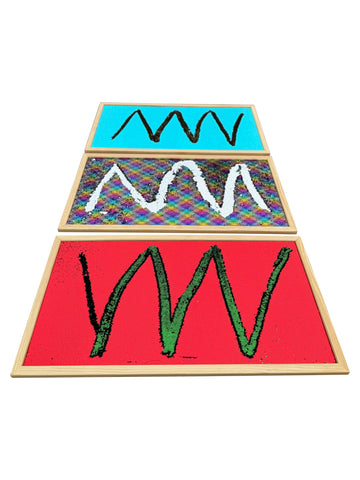 Sequin Wall Boards – Set of 3-Sensory Wall Panels & Accessories,Tactile Toys & Books,Visual Fun,Wall Decor-Learning SPACE