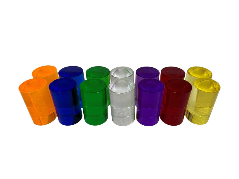 Set of 14 Coloured Rods for Wall Hanging Sensory Panel, Learning SPACE