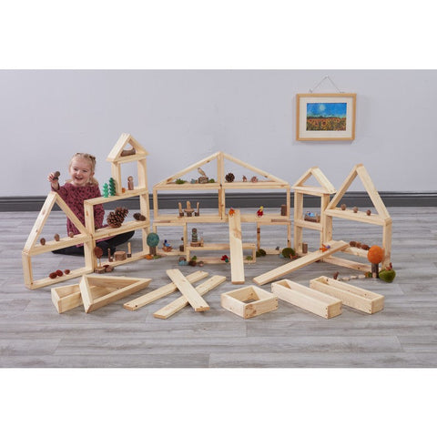 Shape Building Blocks (30Pk)-Building Blocks, Cosy Direct-Learning SPACE