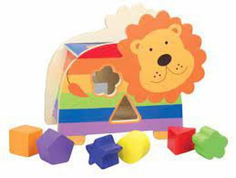 Shape Sorter Lion-Counting Numbers & Colour, Gifts For 1 Year Olds, Shape & Space & Measure, Stacking Toys & Sorting Toys-Learning SPACE