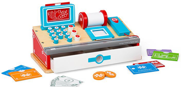 Shop Cash Register With Scanner-Addition & Subtraction, Baby Wooden Toys, Bigjigs Toys, Calmer Classrooms, Counting Numbers & Colour, Dyscalculia, Early Years Maths, Gifts For 2-3 Years Old, Helps With, Imaginative Play, Kitchens & Shops & School, Life Skills, Maths, Money, Neuro Diversity, Primary Maths, Stock-Learning SPACE