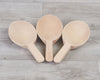 Short Handle Wooden Spoons (3Pk)-Baby Bath. Water & Sand Toys, Cosy Direct, Outdoor Sand Pits, Sand, Sand & Water, Sand Pit, Water & Sand Toys-51545-Learning SPACE