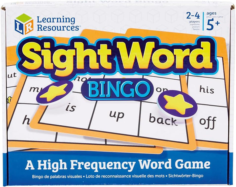 Sight Word Bingo, Learning SPACE
